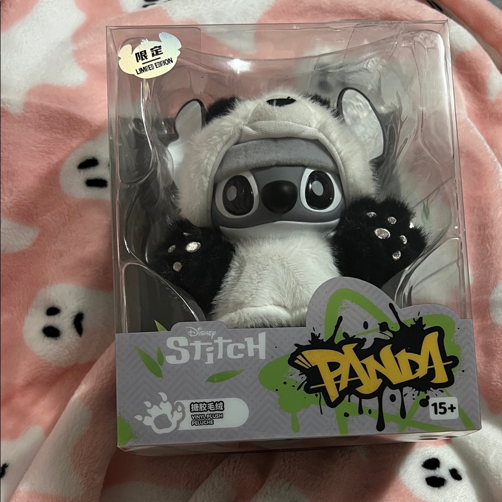 Disney Stitch Panda Collectible Plush Pendant
